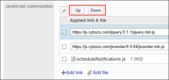 Image of a reordering action link