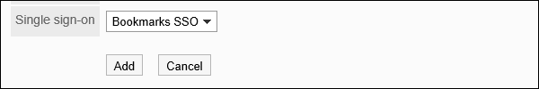Image of configuring the single sign-on