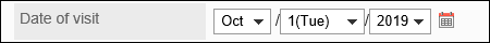 Image of date items