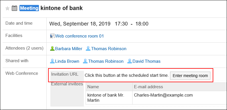 Image with a button on "Appointment details" screen