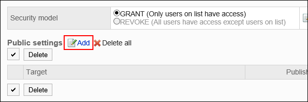 Image of an add action link
