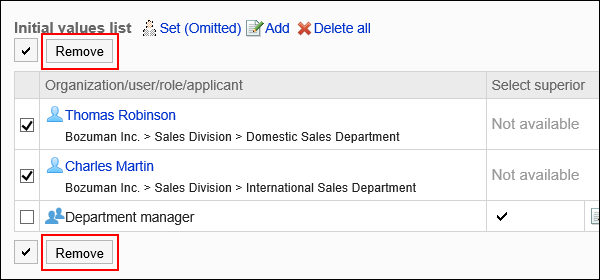 Image of the 'Remove' button which is surrounded by the red rectangle box