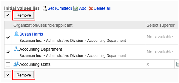 Image of the 'Remove' button which is surrounded by the red rectangle box