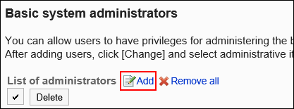 Image of the link to add