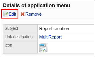 Image of the link to edit