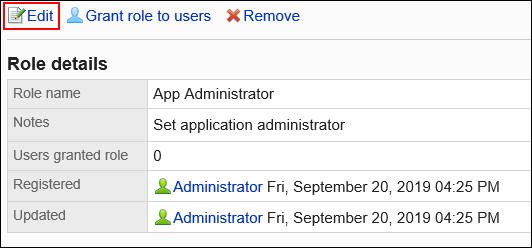 Image of the edit action link