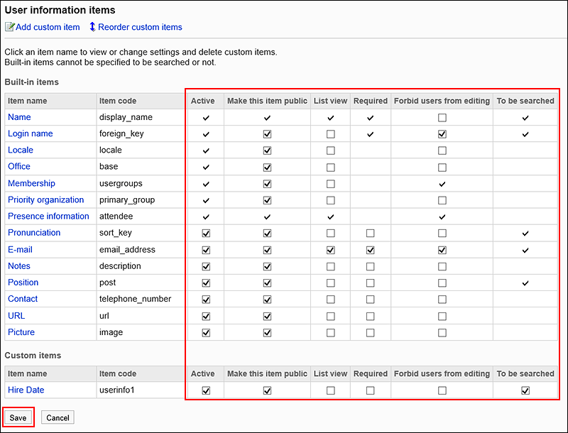 Image of the edit action link