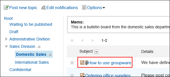 Image of the topic title to check the acknowledgement status