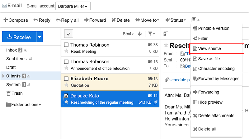 Image in which the show source link on a window with preview is highlighted