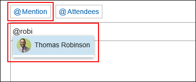 Screenshot: Selecting a user to specify as a recipient