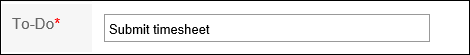 Image of entering a To-Do name