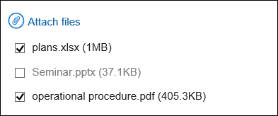 Image of clearing the checkboxes for unnecessary files
