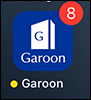 Screenshot: App icon of Garoon mobile for iOS