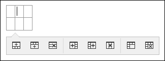 表のメニュー画面