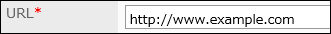 Image of entering URL