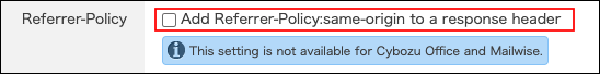 Screenshot: The checkbox is cleared