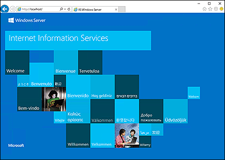 IIS 10.0のページ