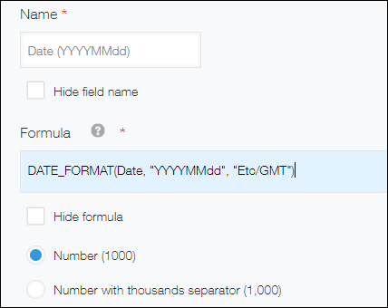 The "Year" field
