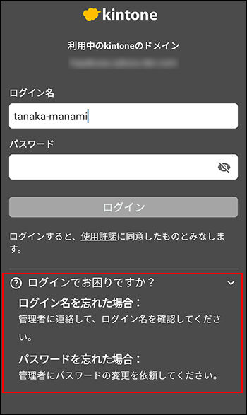 スクリーンショット：対処方法が強調されている