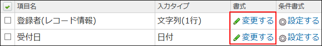 スクリーンショット：変更する操作リンクが枠線で強調されている