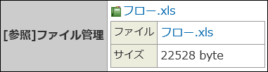 スクリーンショット：ファイル管理からデータが取り込まれている