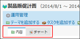 スクリーンショット：タスクを表示する形式を選択している