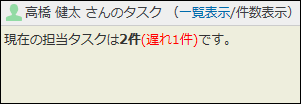 スクリーンショット：件数表示のイメージ